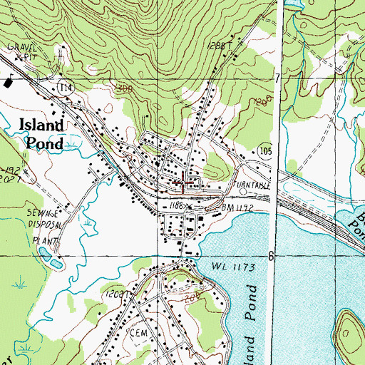 Topographic Map of The Church of Jesus Christ of Latter Day Saints, VT