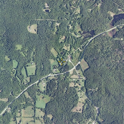 Aerial/Satellite Image of Peru Town Center, VT