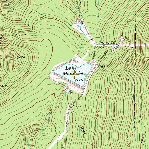 Topographic Map of Spruce Swamp (historical), VT