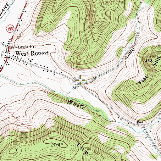 Topographic Map of Youlin Hollow, VT