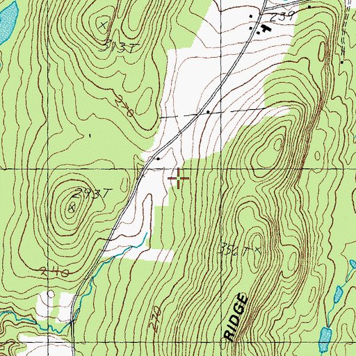 Topographic Map of Wolf Run Country Club, VT