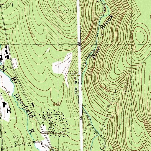 Topographic Map of Rice - Snow Cemetery, VT