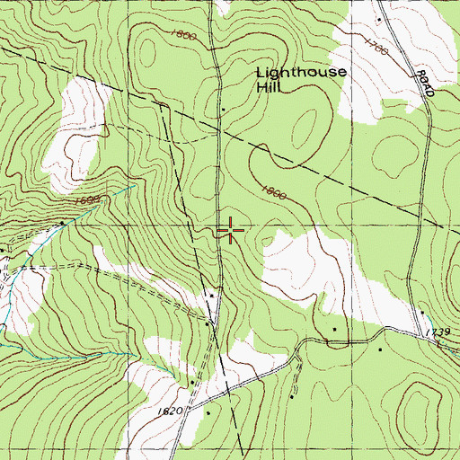 Topographic Map of Goodridge Cemetery, VT