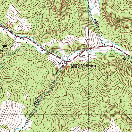Topographic Map of Smith - Mill Village Cemetery, VT