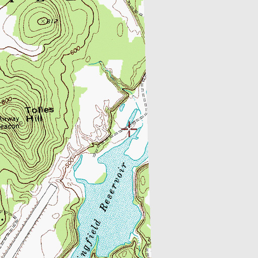 Topographic Map of Grout Cemetery, VT