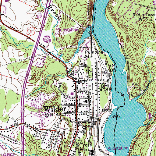 Topographic Map of Upper Valley Assembly of God Church, VT