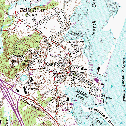 Topographic Map of Our Lady of Sorrows Catholic Church, CT
