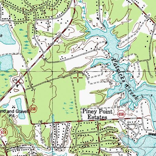 Topographic Map of District 4, VA