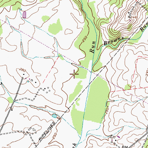 Topographic Map of Lee District, VA