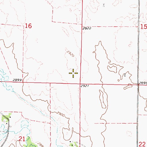 Topographic Map of Concord Election Precinct, NE
