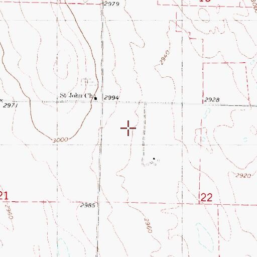 Topographic Map of Germanville Election Precinct, NE