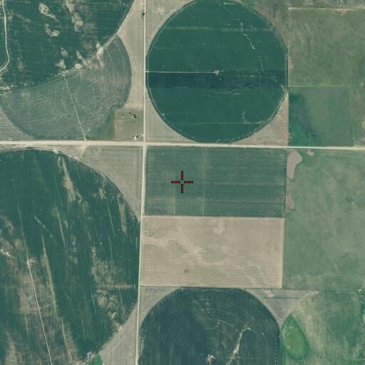 Aerial/Satellite Image of Germanville Election Precinct, NE
