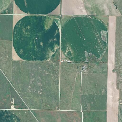 Aerial/Satellite Image of Medicine Election Precinct, NE