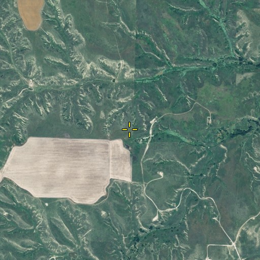 Aerial/Satellite Image of Palisade Election Precinct, NE