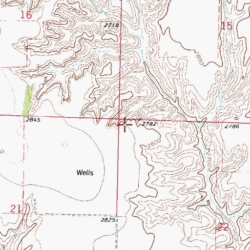 Topographic Map of Pleasant Hill Election Precinct, NE