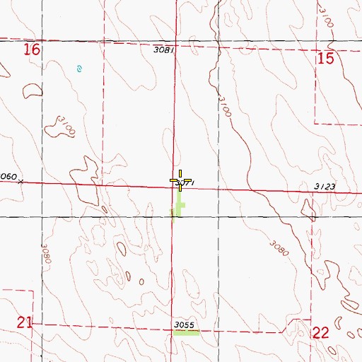 Topographic Map of Swan Lake Election Precinct, NE