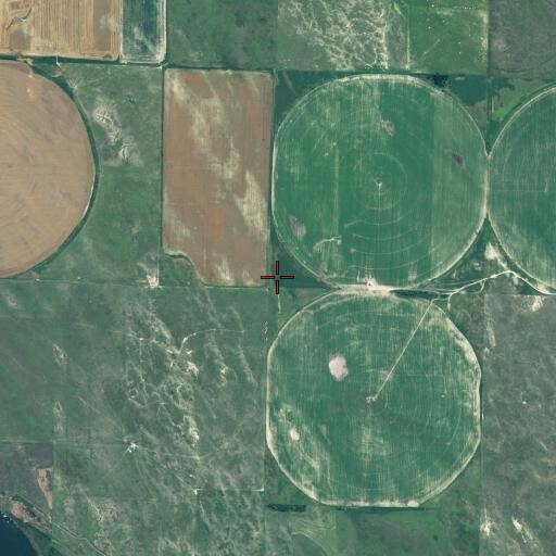 Aerial/Satellite Image of Swan Lake Election Precinct, NE