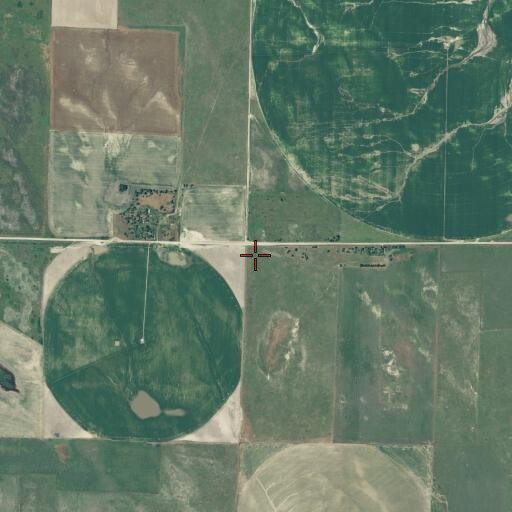 Aerial/Satellite Image of Valley Election Precinct, NE
