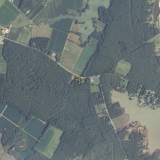 Aerial/Satellite Image of District 1, Saint Inigoes, MD
