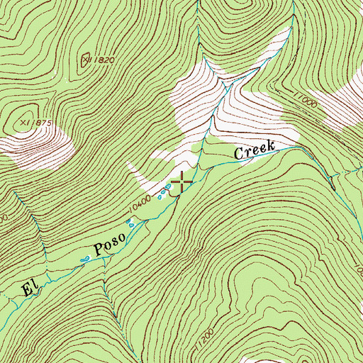 Topographic Map of Jarioso Canyon, CO
