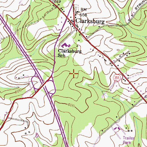 Topographic Map of District 2, MD