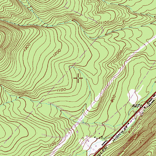 Topographic Map of District 31, McCoole, MD