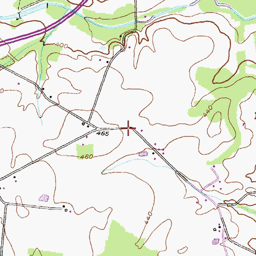 Topographic Map of District 5, Emmitsburg, MD