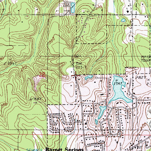 Topographic Map of Parish Governing Authority District 1G (historical), LA