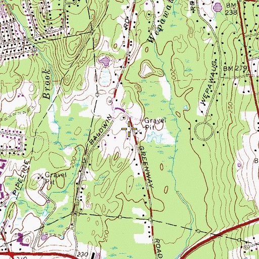 Topographic Map of New Apostolic Church, CT