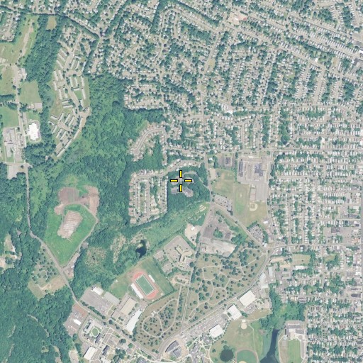 Aerial/Satellite Image of North Campus Residence Complex, CT
