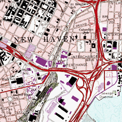 Topographic Map of Constitution Square, CT