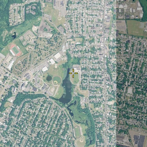 Aerial/Satellite Image of Jackie Robinson Middle School, CT