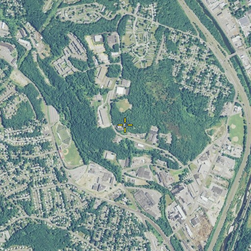 Aerial/Satellite Image of John A Coe Park, CT