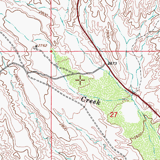 Topographic Map of Winkelman Division, AZ