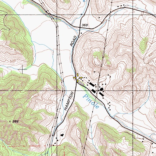 Topographic Map of Briones Division, CA