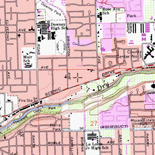 Topographic Map of Modesto Division, CA