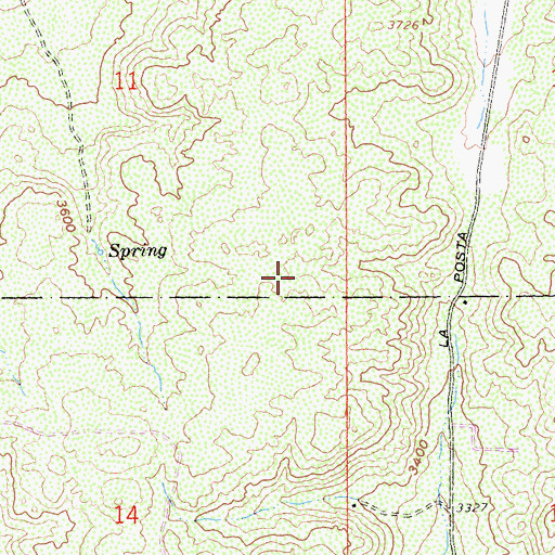 Topographic Map of Mountain Empire Division, CA