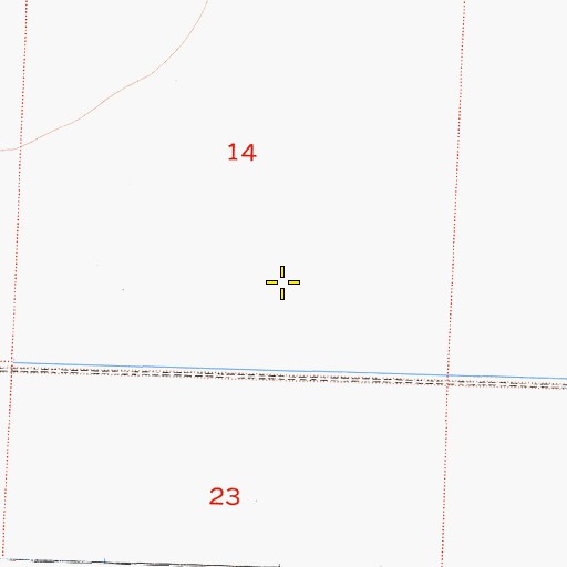 Topographic Map of Stratford Division, CA