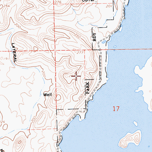 Topographic Map of Waterford Division, CA