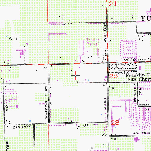 Topographic Map of Yuba City Division, CA