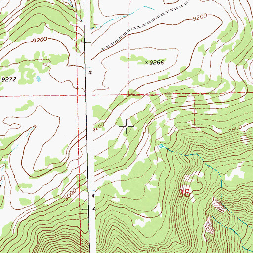 Topographic Map of Glade Park-Gateway Division, CO