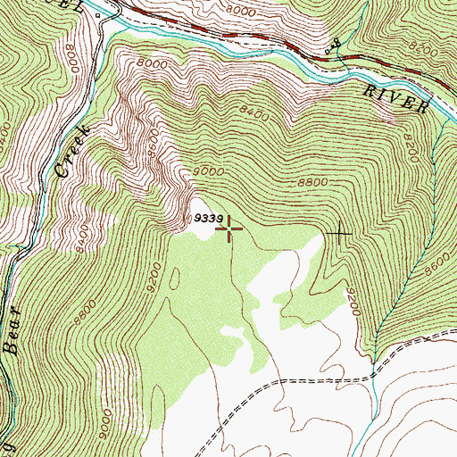 Topographic Map of Telluride Division, CO