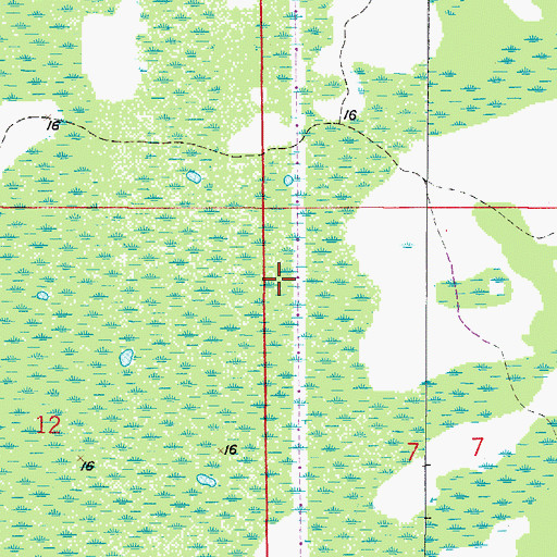 Topographic Map of Bonita Springs Division, FL