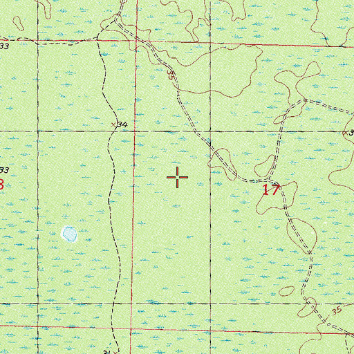 Topographic Map of Wacissa Division, FL