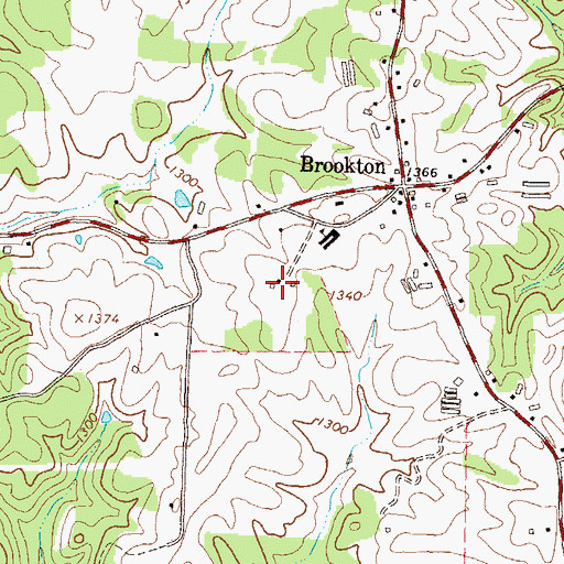 Topographic Map of Clermont Division, GA