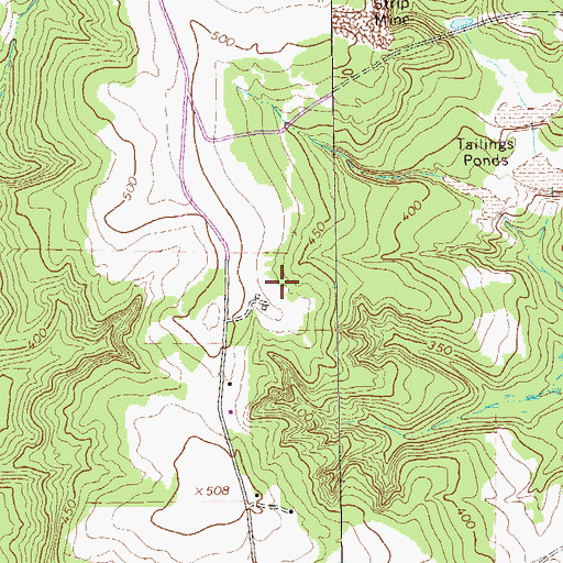 Topographic Map of Georgetown North Division, GA