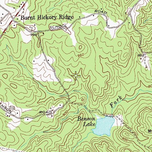 Topographic Map of North Paulding Division, GA