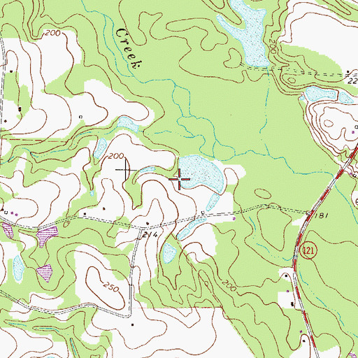 Topographic Map of Metter Division, GA