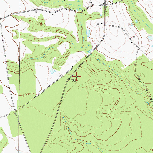 Topographic Map of Reidsville Division, GA