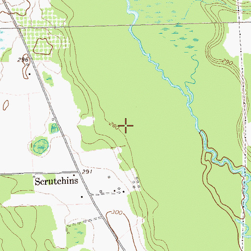 Topographic Map of Smithville Division, GA
